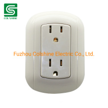 American Standard Duplex Receptacle Wall Socket Electrical Power Wall Outlet